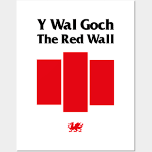 Wales football — Y Wal Goch / The Red Wall Posters and Art